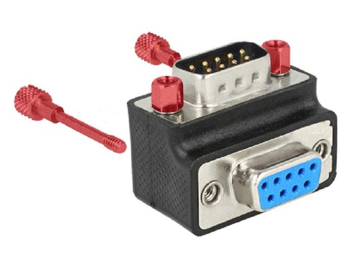 [90236122 1382735] Delock Winkeladapter D-Sub 9Pin Stecker, 270°