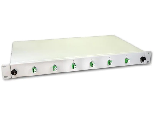 [90236182 1296019] Lightwin Spleissbox 12 Fasern, 6x DLC/APC SM, 9/125µm OS2 Pigtail