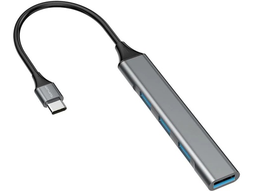 [90236230 1383478] 4smarts USB-Hub 4in1 Compact Hub USB-C – USB-A 2.0/USB-A 3.0