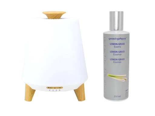 [90236365 1375059] Goodsphere Aromavernebler Music Set mit Duftöl Zitronengras 250 ml