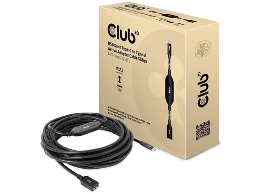 [90236791 1386075] Club 3D USB 3.0-Adapterkabel CAC-1538 USB C - USB A 10 m