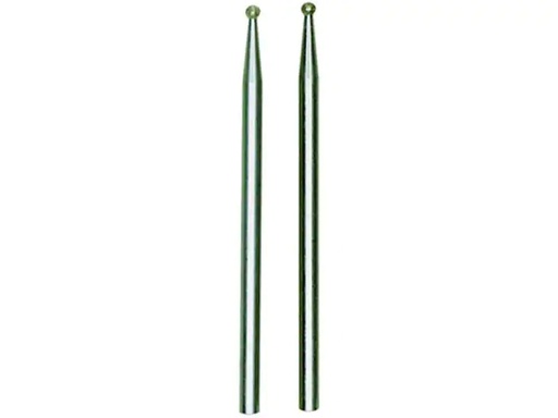 [90040249 301281] Proxxon Schleifstift 1.0mm Diamantschleifstift Kugel, 2 Teile