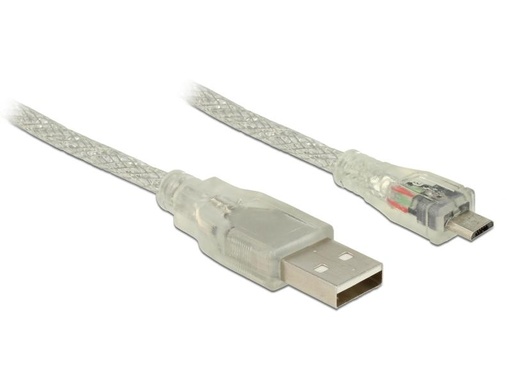 [90040296 1018174] Delock USB 2.0-Kabel  USB A - Micro-USB B 2 m