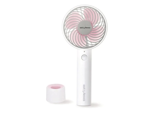 [90236833 1023675] Stylies by Koenig Handventilator Lacerta Pink/Weiss