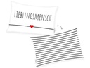 Herding Kissen Lieblingsmensch 30 cm x 50 cm