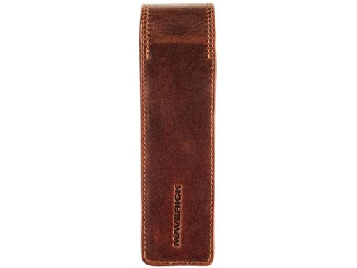 [90236935 1318265] Maverick Etui Original für 2 Schreibgeräte 4 x 15 cm, Braun