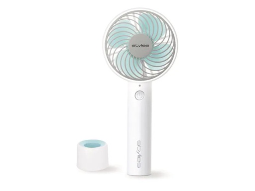 [90236980 1023673] Stylies by Koenig Handventilator Lacerta Blau/Weiss
