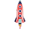 Partydeco Folienballon Rocket Mehrfarbig