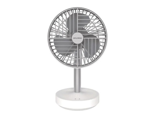 [90237025 1023676] Stylies by Koenig Tischventilator Lyra Grau/Weiss