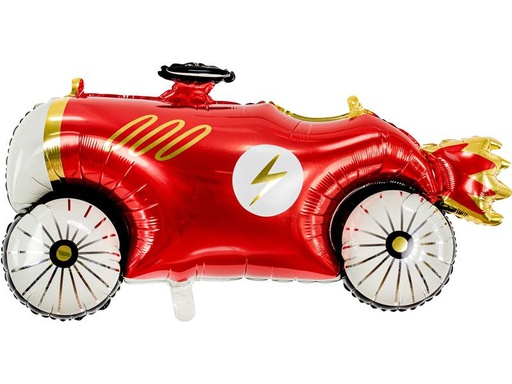 [90237049 1300086] Partydeco Folienballon Car Rot