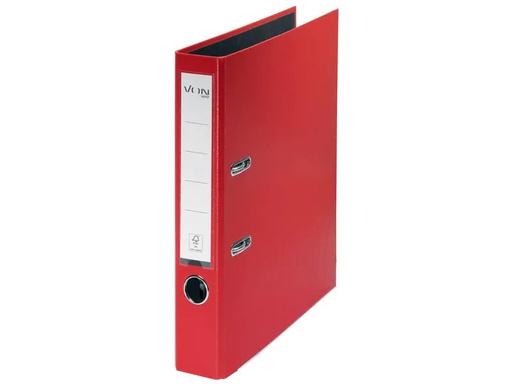 [90237111 1384601] VON Ordner mit PP/Papier, 5 cm, Rot