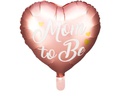Partydeco Folienballon Mom to be Rosa