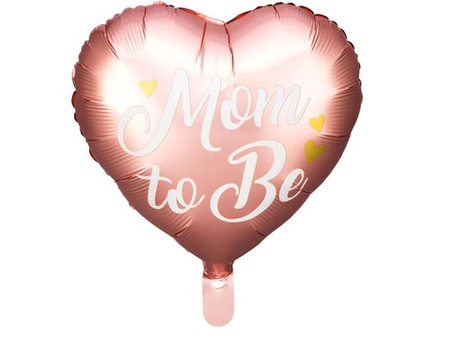 [90237129 1300076] Partydeco Folienballon Mom to be Rosa