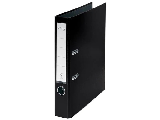 [90237156 1384605] VON Ordner mit PP/Papier, 5 cm, Schwarz