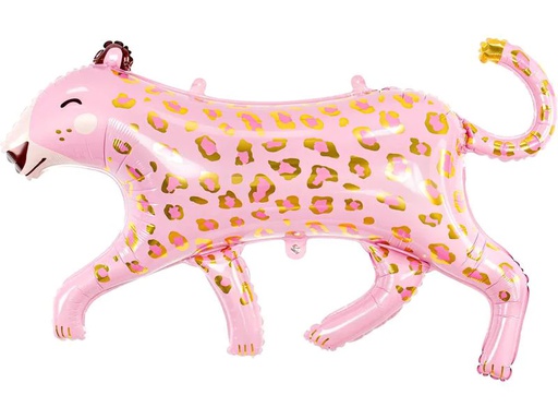 [90237177 1300088] Partydeco Folienballon Leopard Gold/Rosa
