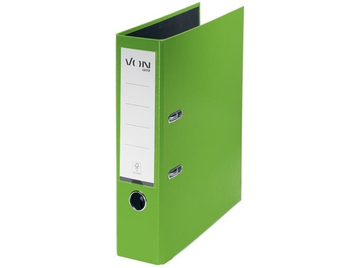 [90237187 1384596] VON Ordner mit PP/Papier, 8 cm, Grün
