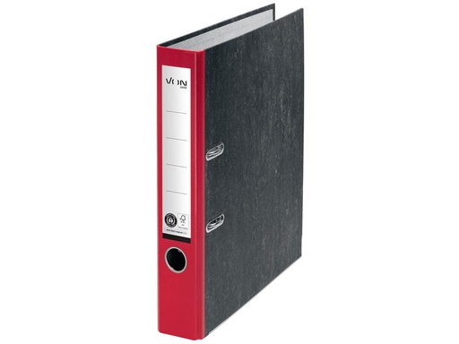 [90237193 1384575] VON Ordner 5 cm, Rot