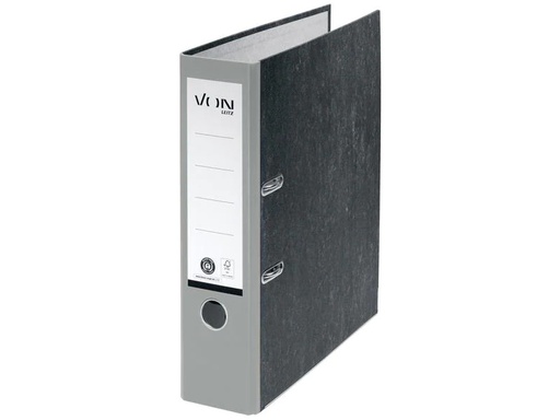 [90237238 1384572] VON Ordner 8 cm, Grau