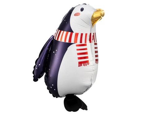 [90237249 1300071] Partydeco Folienballon Penguin Rot/Schwarz/Weiss
