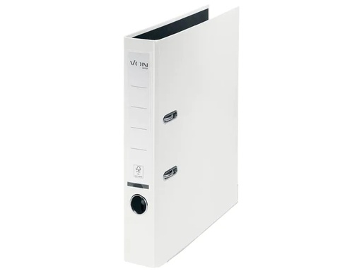 [90237258 1384599] VON Ordner mit PP/Papier, 5 cm, Weiss
