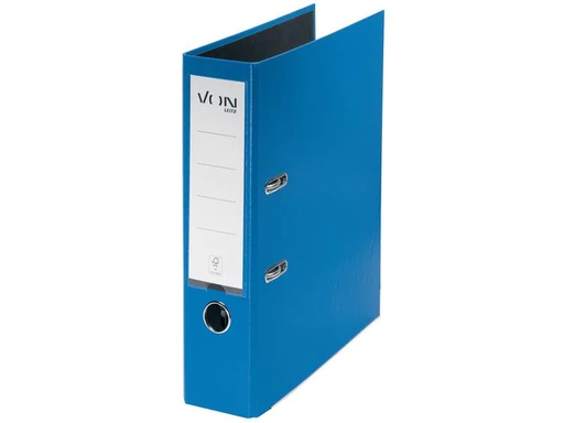 [90237261 1384595] VON Ordner mit PP/Papier, 8 cm, Blau