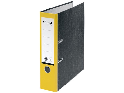 [90237278 1384568] VON Ordner 8 cm, Gelb