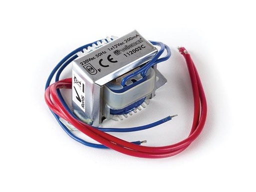 [90237344 1351675] Velleman Transformator 12 V AC, 200 mA offene Bauart