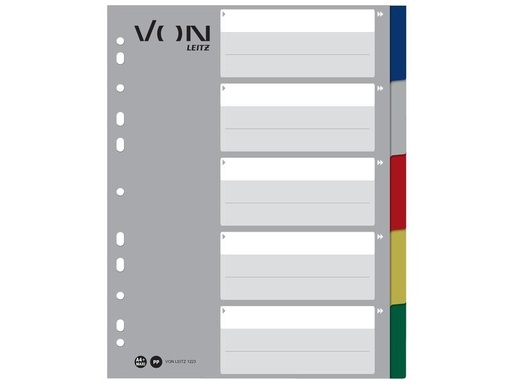 [90237380 1384548] VON Register Blanko, A4, 1-5