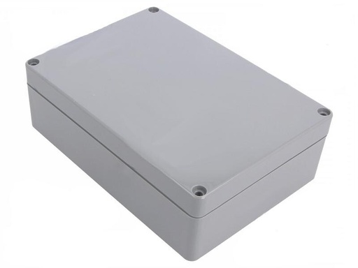 [90237409 1351679] Velleman Gehäuse ABS G313, Wasserdicht Dunkelgrau, 171 x 121 x 55 mm