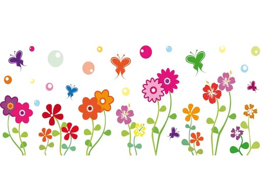 [90237423 1377785] Hubatka Fensterfolie Jardin 46 x 150 cm, Bunt