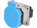 Max Hauri Einbausteckdose IP55 Typ 23 L+N+PE