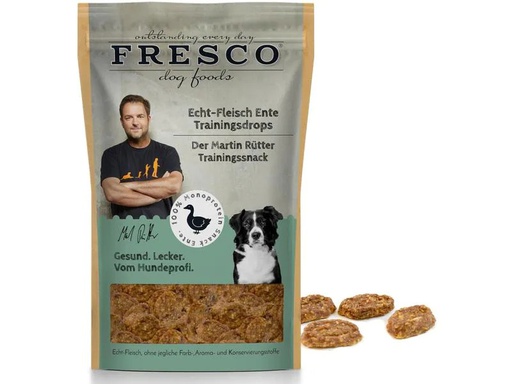 [90237495 1362815] FRESCO Leckerli Martin Rütter Trainingsdrops Ente, 150g
