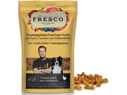 [90237517 1362808] FRESCO Martin Rütter Trainingsknöchelchen Huhn&amp;Karotte, 150 g
