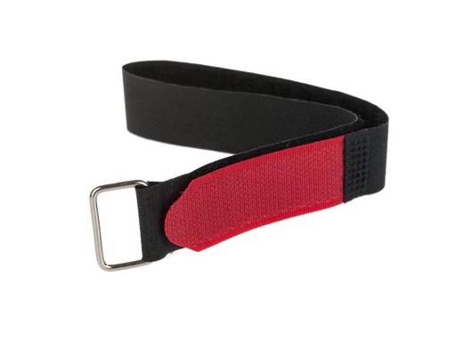 [90040447 355613] FASTECH Schlaufenband FAST-VSTRAP 20 x 350 mm, Schwarz/Rot