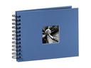 Hama Fotoalbum Fine Art 24 x 17 cm Azur, 50 schwarze Seiten