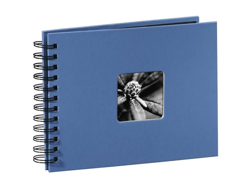 [90040451 1064788] Hama Fotoalbum Fine Art 24 x 17 cm Azur, 50 schwarze Seiten