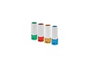 Technocraft Stecknuss-Set 1/2 4-tlg 17 / 19 / 21 / 22 mm