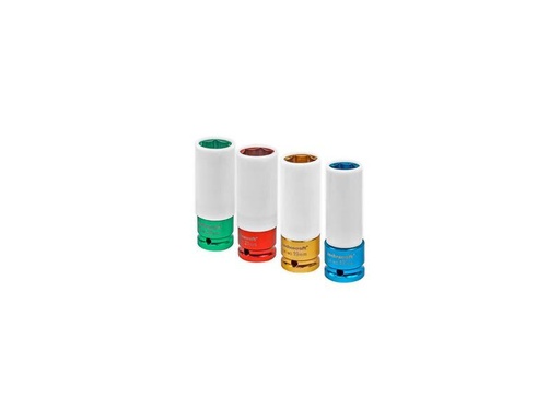 [90237643 1367362] Technocraft Stecknuss-Set 1/2 4-tlg 17 / 19 / 21 / 22 mm