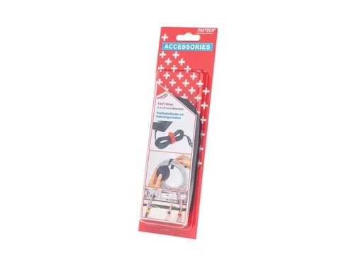 [90040532 906390] FASTECH Klett-Kabelbinder ETN 10 mm x 5 m, Schwarz