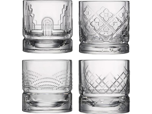 [90238167 1390907] La Rochère Whiskyglas Dandy 300 ml, 4 Stück, Transparent