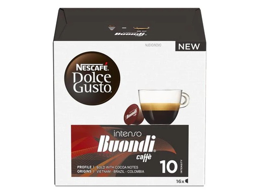 [90238193 1372068] Nescafé Kaffeekapseln Dolce Gusto Buondi Intenso 16 Stück