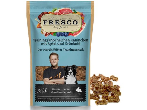 [90238195 1362811] FRESCO Martin Rütter Trainingsknöchelchen Kaninchen&amp;Apfel, 150 g