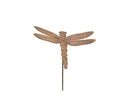 Ambiance Gartenstecker Libelle auf Stab, 50 cm