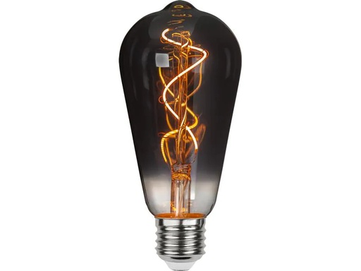 [90238398 1320578] Star Trading Lampe LED Grace Smoke, 3 W, E27, Warmweiss
