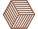 Zone Denmark Topfuntersetzer Hexagon Dunkelbraun