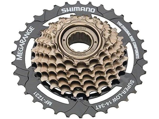 [90238446 1350594] Shimano Velokassette Tourney MF-TZ500-7 7-Gang / 14-34 Zähne