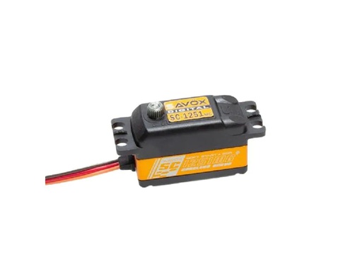 [90238586 1397653] Savöx Low Profile Servo SC-1251MG+ 9 kg, 0.09 s, Digital