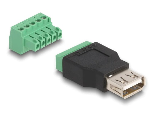 [90238828 1388208] Delock USB 2.0 Adapter USB-A Buchse - Terminalblock