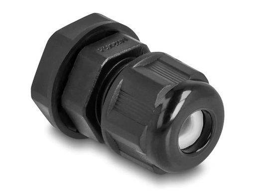 [90238923 1388224] Delock Kabelverschraubung M12, schwarz 2 Stück