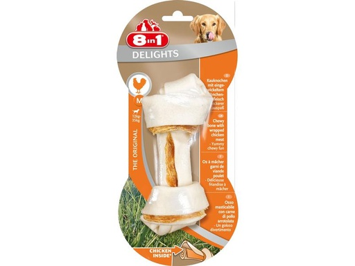[90239069 1386416] 8in1 Kausnack Delights Chicken Bones M, 1 Stk., 65 g